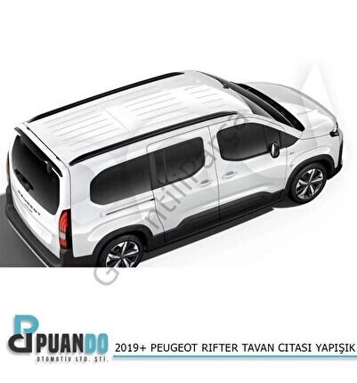 UZUN ALÜMİNYUM RİFTER/COMBO/BERLİNGO/PROACE/DOBLO 2018+ ORİJİNAL TAVAN ÇITASI OEM TAVANA BİTİŞİK