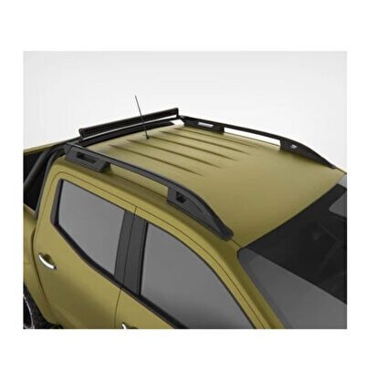 Toyota Hilux Revo 2015+ Falcon Tavan Çıtası Seti (Sağ-Sol) | Siyah Tavan Çıtası / Roof Rail