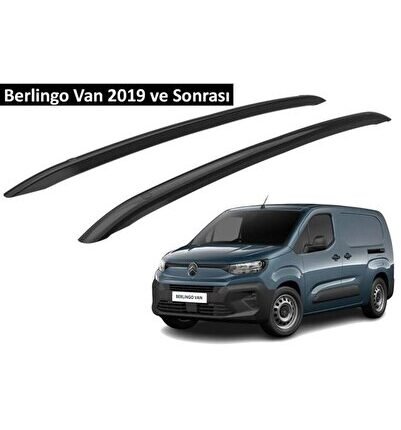 Citroen Berlingo Van 2019 ve Sonrası Orjinal Tip OEM Tavan Çıtası (Siyah Renk)