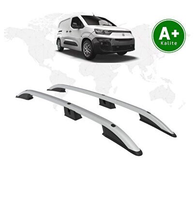 Fiat Doblo Panelvan Tavan Çıtası Uzun Şasi 2023 Model Ve Sonrası Gri