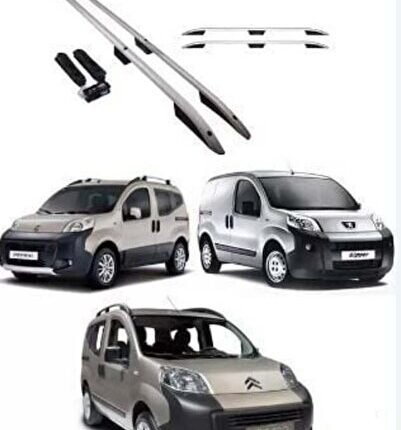 Citroen Nemo Tavan Çıtası Portbagaj Gri 2008+ Sonrası Uyumlu