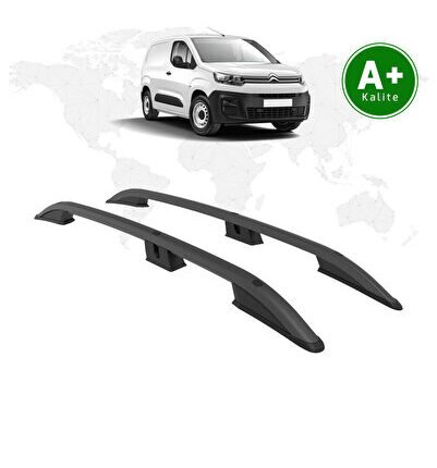 Citroen Berlingo Panelvan Tavan Çıtası Uzun Şasi 2019 Model Ve Sonrası Siyah