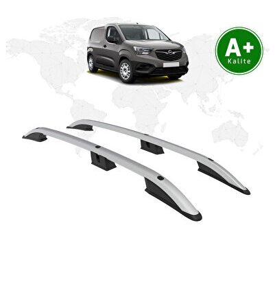 Opel Combo Panelvan Tavan Çıtası Uzun Şase 2019 Model Ve Sonrası Gri