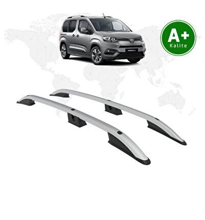 Toyota Proace City Tavan Çıtası Kısa Şasi 2019 Model Ve Sonrası Gri