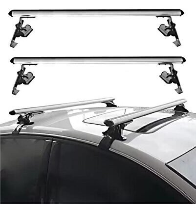 Toyota Avensis (2003-2009 ) Oluksuz Tip Port Bagaj Tavan Çıtası Ara Atkı Kapıdan Sıkıştırmalı