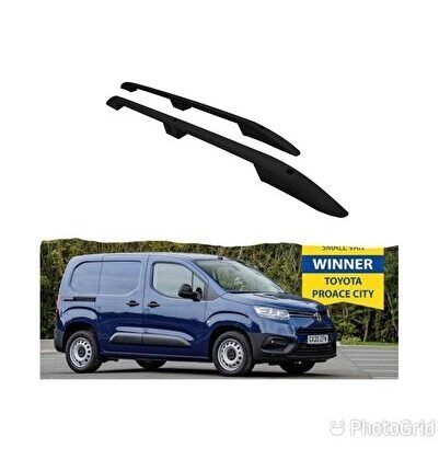 Proace Uzun Şase 2019 2020 2021 Tavan Çitası Portbagaj Siyah