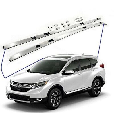 Honda Cr-v Uyumlu Yedek Parça 2018+ OEM Tavan Çıtası / Gümüş