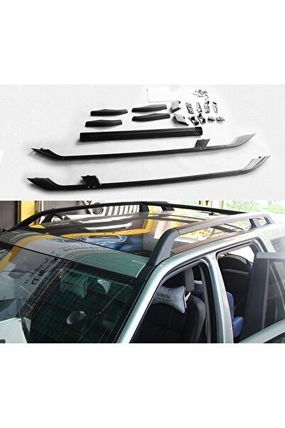 1_org_zoom-16987.jpg Land RoverFreelander 2007+ Uyumlu Yedek Parça Tavan Çıtası / Siyah - Görsel 1