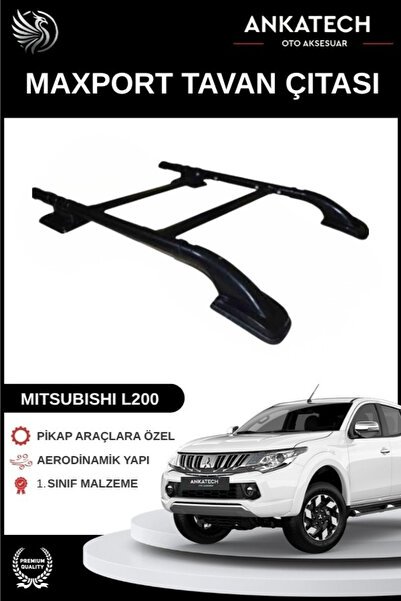 1_org_zoom-17006.jpg MITSUBISHI L200 SİYAH ARA ATKILI MAXPORT TAVAN ÇITASI TÜM MODELLER - Görsel 1