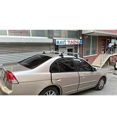 Honda Civic (2006-20011) Oluksuz Tip Port Bagaj Tavan Çıtası Ara Atkı Kapıdan Sıkıştırmalı