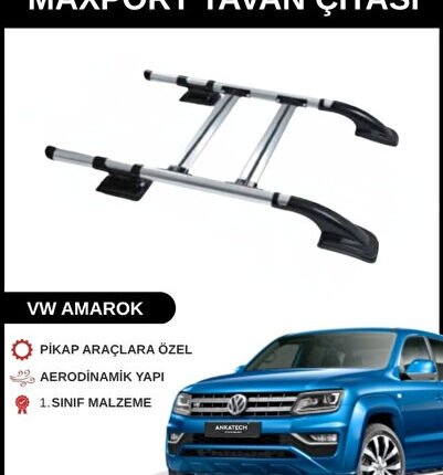 VW AMAROK NİKEL ARA ATKILI MAXPORT TAVAN ÇITASI TÜM MODELLER