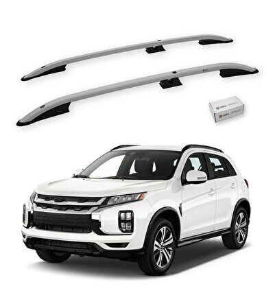 Mitsubishi Outlander Sport (Mk3) 2010-2022 Tavan Çıtası Crown Gri