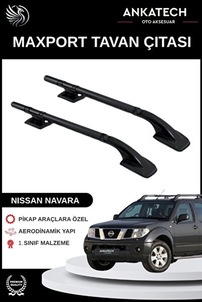 1_org_zoom-17095.jpg NISSAN NAVARA SİYAH MAXPORT TAVAN ÇITASI TÜM MODELLER - Görsel 1