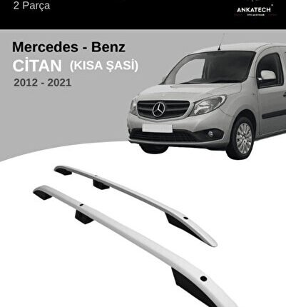 Mercedes-Benz Citan 2012-2021 Crown Tavan Çıtası GRİ