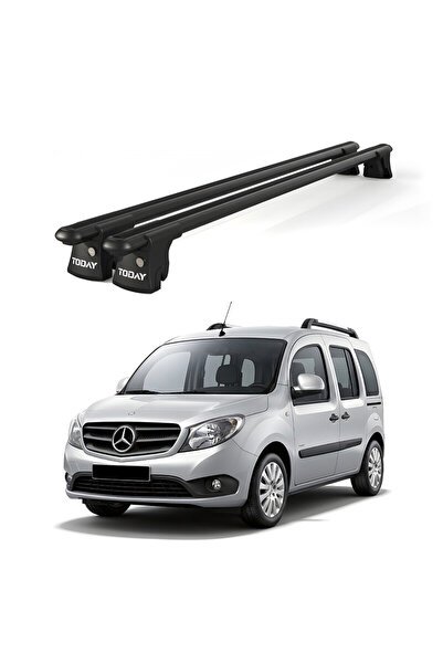 1_org_zoom-17179.jpg Trio-I Mercedes-Benz Citan (2013 ve sonrası) Uyumlu Siyah Kilitli Ara Atkı Port Bagaj Tavan Barı - Görsel 1