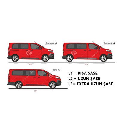 SCUDO VAN MAXİ UZUN ŞASE TAVAN ÇITASI SİYAH 2022 2023 2024 2025 2026 2027