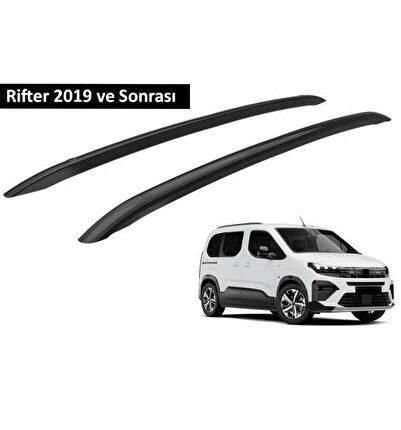 Peugeot Rifter 2019 ve Sonrası Orjinal Tip OEM Tavan Çıtası (Siyah Renk)