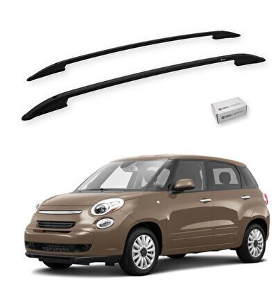 Fiat 500L 2013-2025 Tavan Çıtası Crown Siyah
