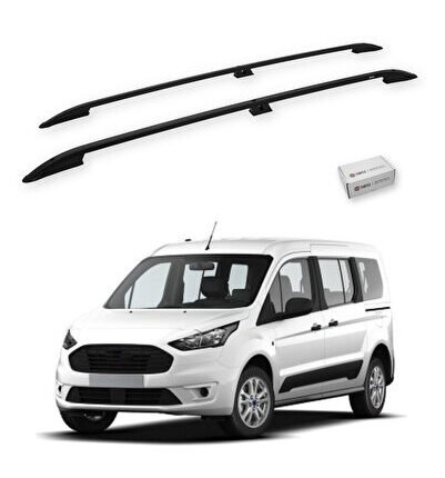 Ford Connect 2013-2021 / Kısa Şasi Tavan Çıtası Crown Siyah