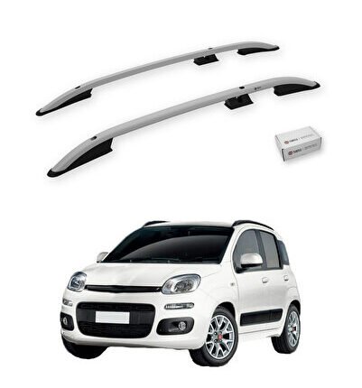 Fiat Panda (319) 2012-2021 Tavan Çıtası Crown Gri