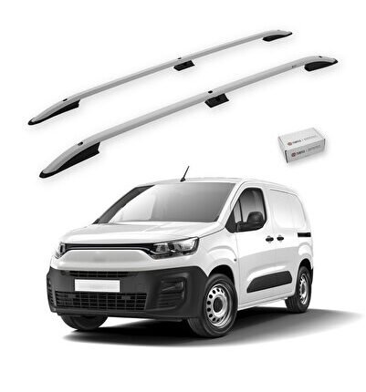 Fiat Doblo(K9) 2023-2025 / Kısa Şasi Tavan Çıtası Crown Gri