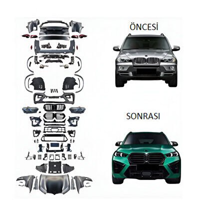 BMW X5 E70 UYUMLU G05 LCI X5 M DÖNÜŞÜM SETİ