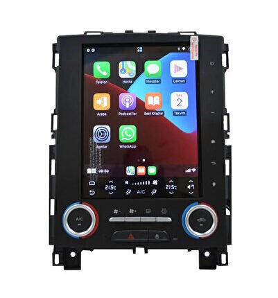 For-x Renault Megane 4 (2016-2023) Android 12 Carplay Navigasyon Tesla Multimedya - 4G