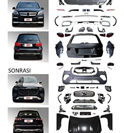 MERCEDES GLS x166 x167 MAYBACH DÖNÜŞÜM SETİ