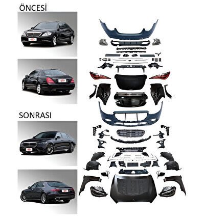 MERCEDES S350 W221 W223 S450 DÖNÜŞÜM FACELİFT