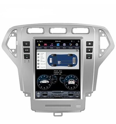 Ford Mondeo (2007-2010) Android 12 Carplay Navigasyon Tesla Ekran Multimedya - 4GB Ram