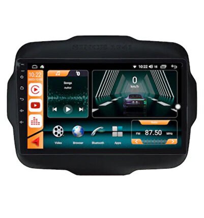 Jeep Renegade (2016-2020) Android 12 Carplay Navigasyon Multimedya - 2GB Ram 32GB HDD