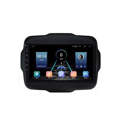 Jeep Renegade (2016-2020) Android 12 Carplay Navigasyon Multimedya - 4GB Ram 64GB HDD