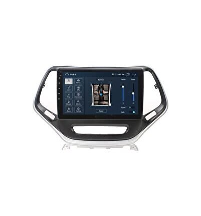 Jeep Cherokee (2011-2012) Android 12 Carplay Navigasyon Multimedya - 2GB Ram 16GB HDD