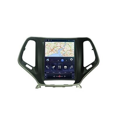 Jeep Compass Android 12 Carplay Navigasyon Tesla Multimedya - 4GB Ram 64GB HDD