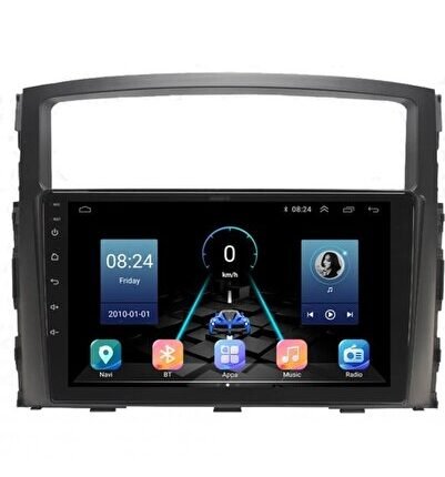 Mitsubishi Pajero Android 12 Carplay Navigasyon Multimedya - uyumlu   4GB Ram 64GB HDD