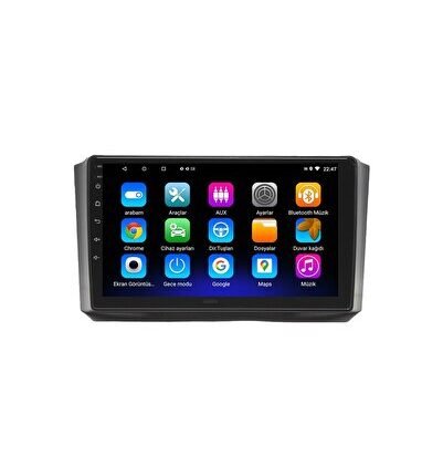 SsangYong Rexton (2006-2012) Android 12 Carplay Navigasyon Multimedya - 2GB Ram 32GB H