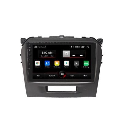 Suzuki Grand Vitara (2016-2020) Uyumlu Android 12 Carplay Navigasyon Multimedya - 2GB Ram 16