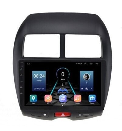 Mitsubishi Asx (2010-2020) Uyumlu  Android 12 Carplay Navigasyon Multimedya - 8GB Ram 128GB H
