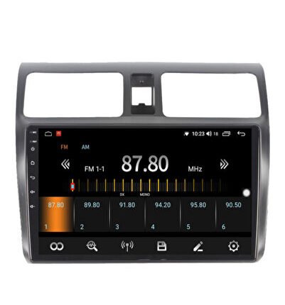 SUZUKİ SWİFT ANDROİD 12 CARPLAY ÖZELLİKLİ 8GB RAM + 128GB HDD NAVİGASYON MULTİMEDYA EKRAN