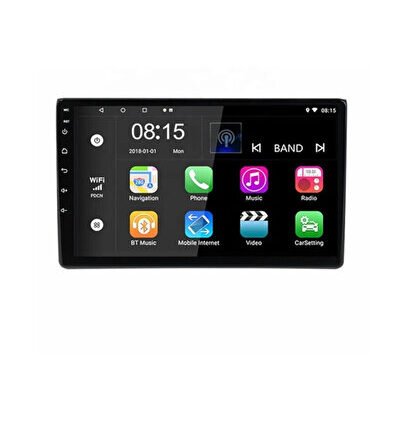 Audi A4 (2000-2009) Android 12 Carplay Navigasyon Multimedya Oem Ekran - 4GB Ram 64GB