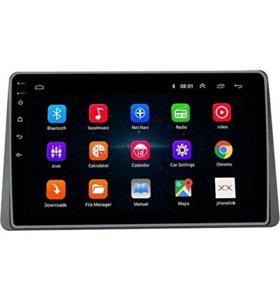 Dacia Duster (2018-2020) Android 12 Carplay Navigasyon Multimedya - 4GB Ram 32GB HDD