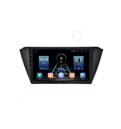 Skoda Fabia (2015-2019) Android 12 Carplay Navigasyon Multimedya - 8GB Ram 128GB HDD