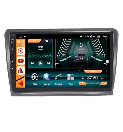 Skoda Superb (2009-2013) Android 12 Carplay Navigasyon Multimedya - 2GB Ram 32GB HDD