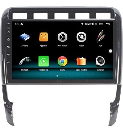 Porsche Cayenne (2003-2010) Android 12 Carplay Navigasyon Multimedya - 2GB Ram 32GB HD