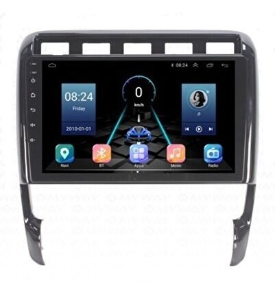 Porsche Cayenne (2003-2010) Android 12 Carplay Navigasyon Multimedya - 4GB Ram 64GB HD