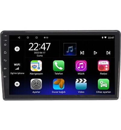 Opel Movane (2007-2011) Android 12 Carplay Navigasyon Multimedya - 2GB Ram 32GB HDD