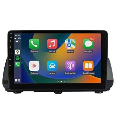 Dacia Sandero (2021-2023) Android 12 Carplay Navigasyon Multimedya - 2GB Ram 32GB HDD