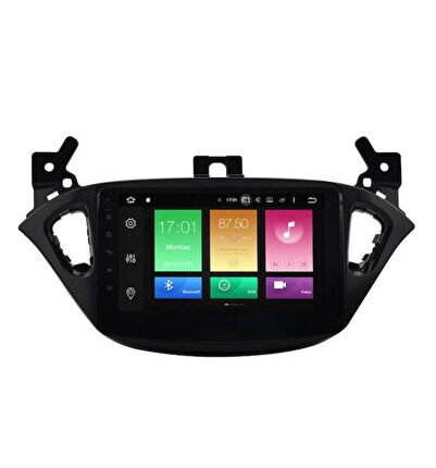 Opel Corsa E Android 12 Carplay Navigasyon Multimedya - 4GB Ram 64GB HDD