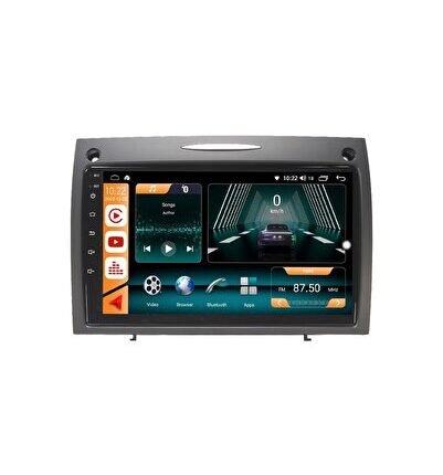 Mercedes Slk (2004-2011) Uyumlu Android 12 Carplay Navigasyon Multimedya - 2GB Ram 32GB HDD