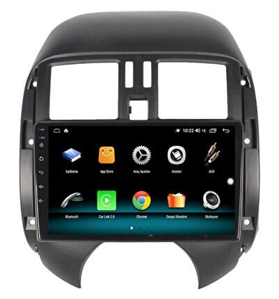 Nissan Micra (2014-2018) Uyumlu Android 12 Carplay Navigasyon Multimedya - 2GB Ram 32GB HDD